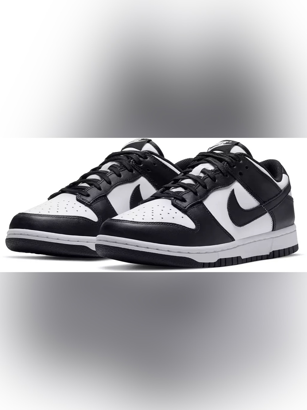 Nike Men’s Low-Top Sneakers — Black & White